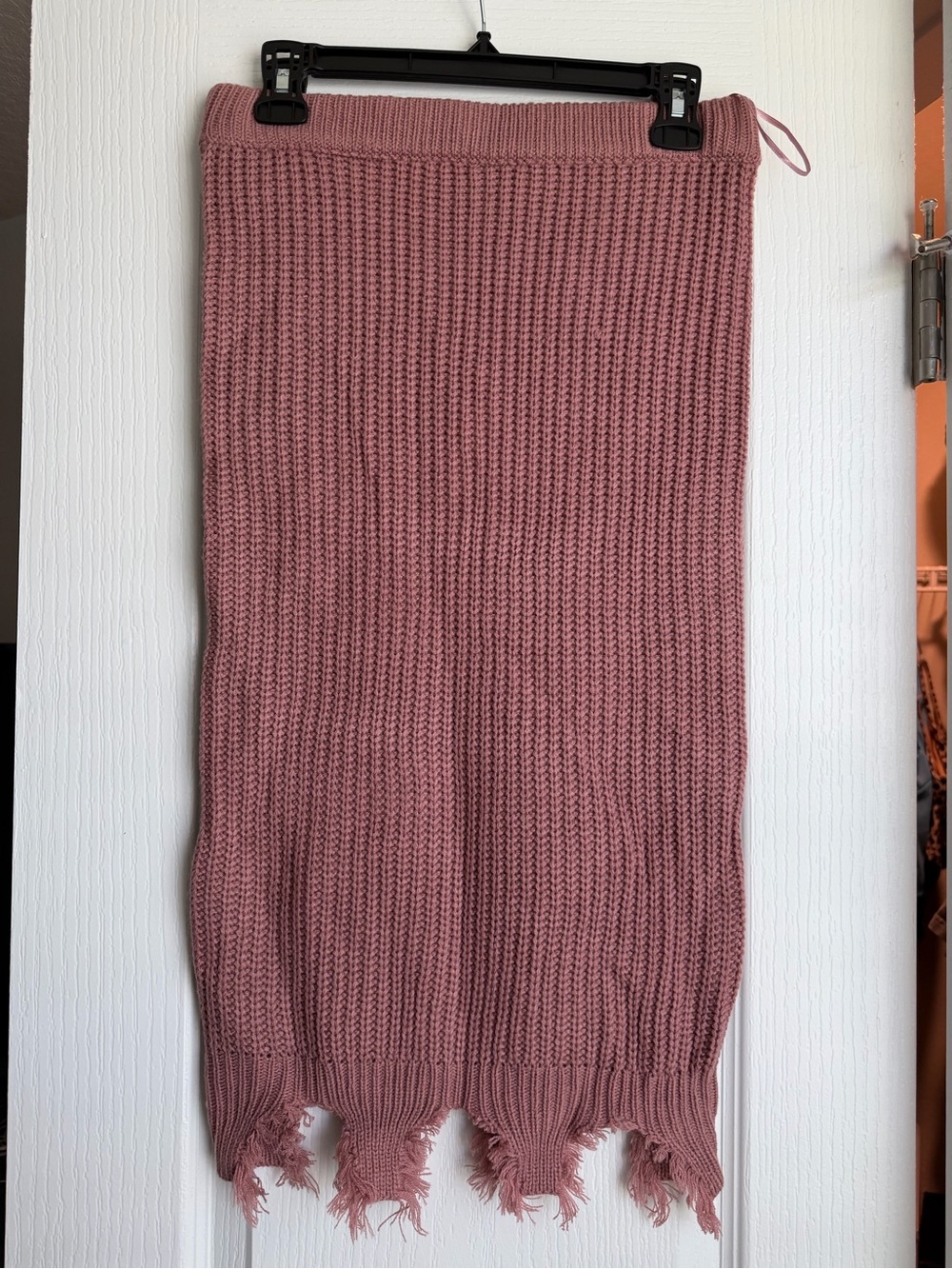 Love Tree Mauve Knit Midi Skirt